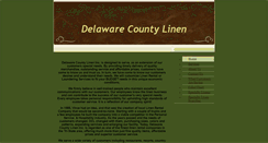 Desktop Screenshot of delawarecountylinen.com